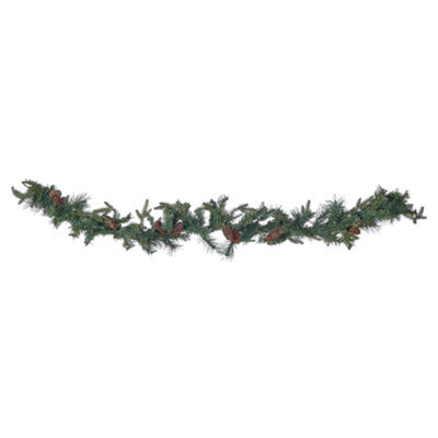 Beliani Christmas Garland Led Kamerun 180 Cm Green - image 1