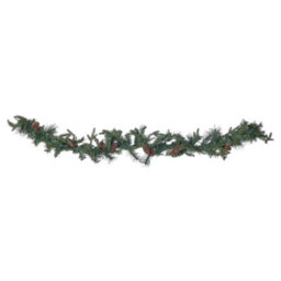 Beliani Christmas Garland Led Kamerun 180 Cm Green - thumbnail 1