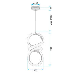 Ceiling Lamp Chandelier Toolight Led G070-Cp Gold - thumbnail 5