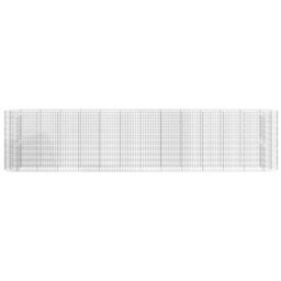 Berkfield Gabion Raised Bed Galvanised Iron 470X50X100 Cm - thumbnail 4