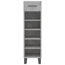 Berkfield Shoe Cabinet Concrete Grey 30X35X105 Cm Engineered Wood - thumbnail 6