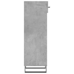 Berkfield Shoe Cabinet Concrete Grey 30X35X105 Cm Engineered Wood - thumbnail 7