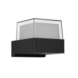Luminosa Lighting Luminosa Marti Outdoor Modern Wall Lamp Black 4000K Neutral White Ip54