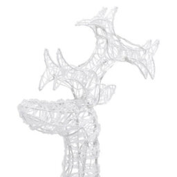 Berkfield Reindeer Christmas Decorations 2 Pcs 60X16X100 Cm Acrylic - thumbnail 5