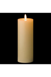 Luxe Collection Natural Glow 3X8 Led Cream Wax Candle Set - thumbnail 2