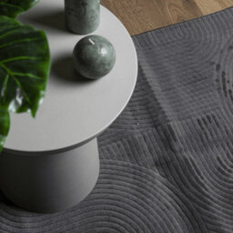Walplus Rug Iza Short Pile Scandinavian Look Anthracite 240X340 Cm - thumbnail 7