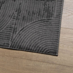 Walplus Rug Iza Short Pile Scandinavian Look Anthracite 240X340 Cm - thumbnail 4