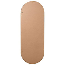 Beliani Wall Mirror Azeville 46 Cm 122 Cm Metal Gold - thumbnail 4