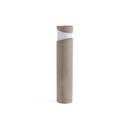 Luminosa Lighting Luminosa Block Outdoor Bollard Sand E27 Ip65