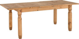 Seconique Corona Extending Dining Table In Distressed Waxed Pine Finish - thumbnail 2