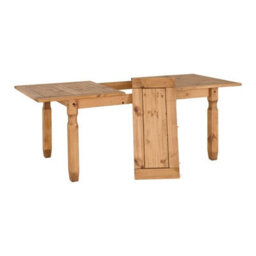 Seconique Corona Extending Dining Table In Distressed Waxed Pine Finish - thumbnail 3