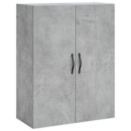 Berkfield Wall Mounted Cabinet Concrete Grey 69.5X34X90 Cm Engineered Wood - thumbnail 2