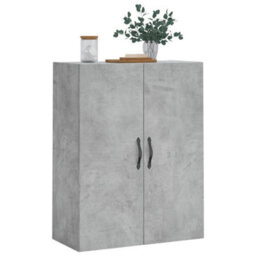 Berkfield Wall Mounted Cabinet Concrete Grey 69.5X34X90 Cm Engineered Wood - thumbnail 4