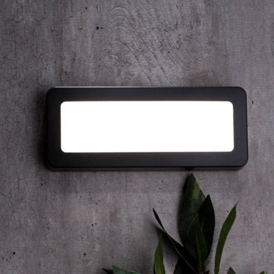 Litecraft 5 Watt Anthracite Led Opal Outdoor Surface Brick Wall Light - image 1