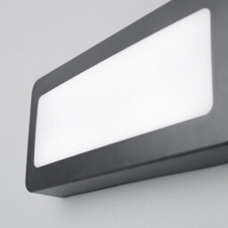 Litecraft 5 Watt Anthracite Led Opal Outdoor Surface Brick Wall Light - thumbnail 5