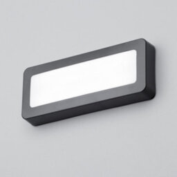 Litecraft 5 Watt Anthracite Led Opal Outdoor Surface Brick Wall Light - thumbnail 3