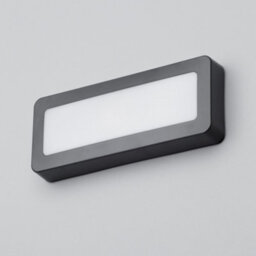 Litecraft 5 Watt Anthracite Led Opal Outdoor Surface Brick Wall Light - thumbnail 4