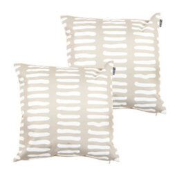 icon Indoor And Outdoor Mark Making Waterproof Filled Cushion Stone Set Of 2 - thumbnail 1