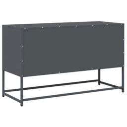Berkfield Tv Cabinet Anthracite 100.5X39X60.5 Cm Cold-Rolled Steel - thumbnail 8