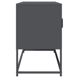 Berkfield Tv Cabinet Anthracite 100.5X39X60.5 Cm Cold-Rolled Steel - thumbnail 6