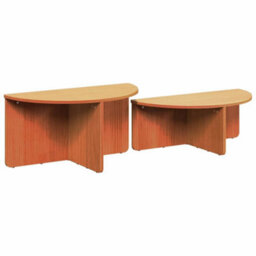 Berkfield Coffee Table 2 Pcs Wax Brown 79 X 39.5 X 40 Cm Solid Pine Wood - thumbnail 5