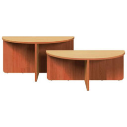 Berkfield Coffee Table 2 Pcs Wax Brown 79 X 39.5 X 40 Cm Solid Pine Wood - thumbnail 8