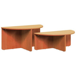 Berkfield Coffee Table 2 Pcs Wax Brown 79 X 39.5 X 40 Cm Solid Pine Wood - thumbnail 2