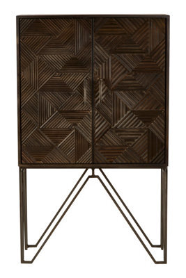 Orsina Handcrafted Cabinet, Mango Wood Constructed Storage Cabinet, Durable Design Sideboard Cabinet For Bedroom - image 1