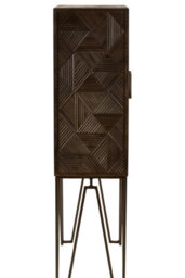 Orsina Handcrafted Cabinet, Mango Wood Constructed Storage Cabinet, Durable Design Sideboard Cabinet For Bedroom - thumbnail 4