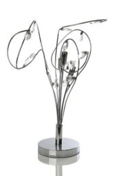 K Living Kliving Bremen G9 Halogen Curly Crystal Table Lamp - thumbnail 1