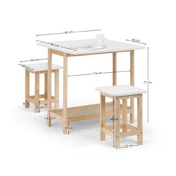 Oakham Premium Berkley 80Cm Bar Table Set - thumbnail 6