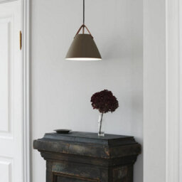 Nordlux Strap Metal Pendant Light Hanging Effect  Brown,mains - thumbnail 1