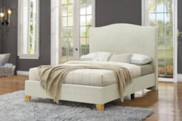 Sareer Furniture Hamilton Bed, Upholstered Bed Frame With Headboard, Bed In A Box - thumbnail 1