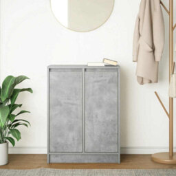 Walplus Sideboard Concrete Grey 57X34X76 Cm Engineered Wood - thumbnail 3