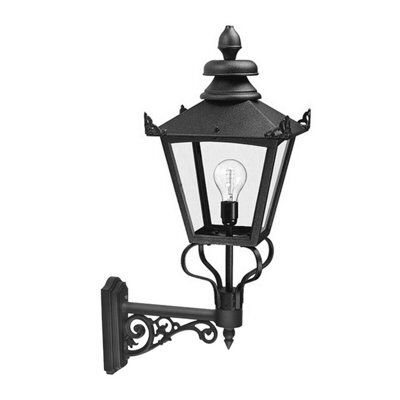 Stylish Ip23 Black Led Wall Light Sconce With E27 Socket For Outdoor Use