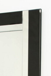 Mirroroutlet Aston  Black All Glass Full Length Mirror 174 X 85 Cm - thumbnail 3
