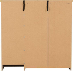Seconique Nevada 5 Drawer 1 Door Low Wardrobe Grey Gloss And Light Oak Effect Veneer - thumbnail 7