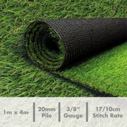 St Helens Home & Garden St Helens Home And Garden Artificial Grass 1 X 4M- 20mm Pile Height - thumbnail 5