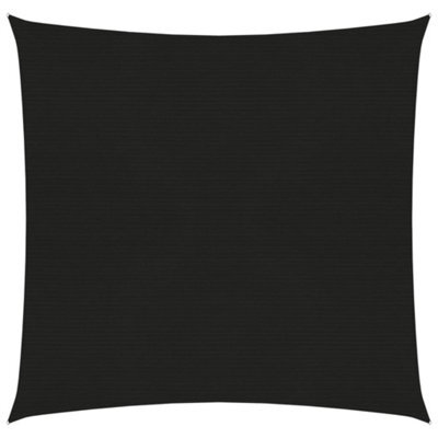 Berkfield Sunshade Sail 160 G/m2 Black 4.5X4.5 M Hdpe - image 1