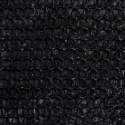 Berkfield Sunshade Sail 160 G/m2 Black 4.5X4.5 M Hdpe - thumbnail 5