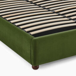Furniturebox Uk Mabel Green Velvet Ottoman Double Bed Frame - thumbnail 8