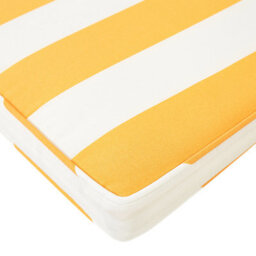 Beliani Set Of 2 Garden Chair Cushions Terni 37 X 34 Cm Yellow - thumbnail 7