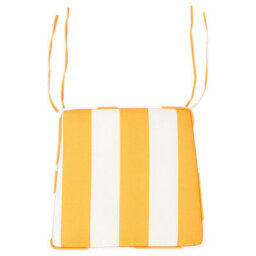 Beliani Set Of 2 Garden Chair Cushions Terni 37 X 34 Cm Yellow - thumbnail 5