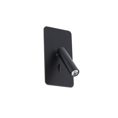 Luminosa Lighting Luminosa Suau Led Indoor Wall Lamp Black - image 1