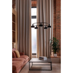 Luminosa Lighting Luminosa Tatawin Small 5 Light Cylindrical Pendant Ceiling Light Satin Black - thumbnail 2