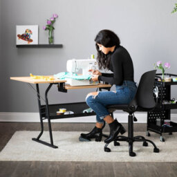 Eclipse Hobby / Sewing Table In Black / Maple - Sewing Online 13368 - thumbnail 6