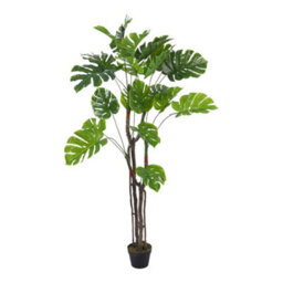 Thehotsale Artificial Monstera Deliciosa Tree In Pot For Decoration Living Room - thumbnail 3