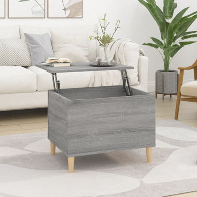 Berkfield Coffee Table Grey Sonoma 60X44.5X45 Cm Engineered Wood - image 1