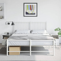 Berkfield Bedside Cabinets 2 Pcs White 34.5X39X44 Cm Steel - thumbnail 1
