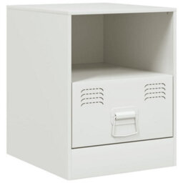 Berkfield Bedside Cabinets 2 Pcs White 34.5X39X44 Cm Steel - thumbnail 6